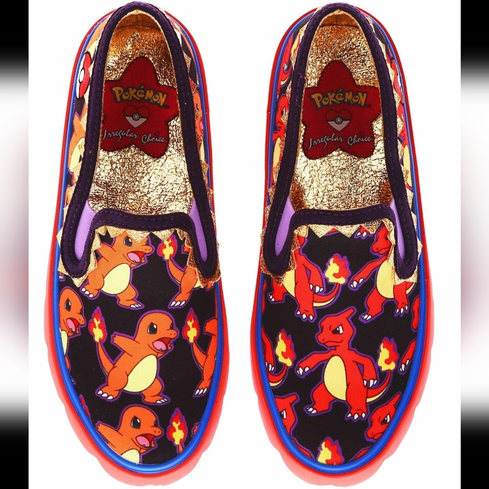 Irregular Choice® x Pokémon™ Charmander Slip-On Shoes | Size 9.5